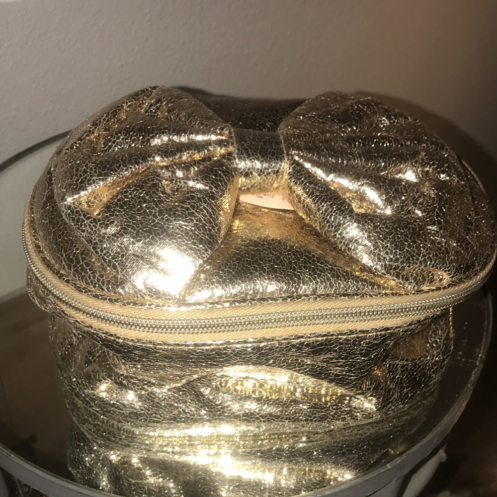 Victoria's Secret Metallic Gold Pouch